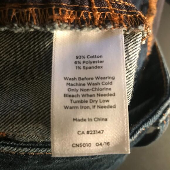 Talbots Flawless Five Pocket Flare Curvy Jean Womens 4 Medium Blue Altered 27" - Picture 8 of 12